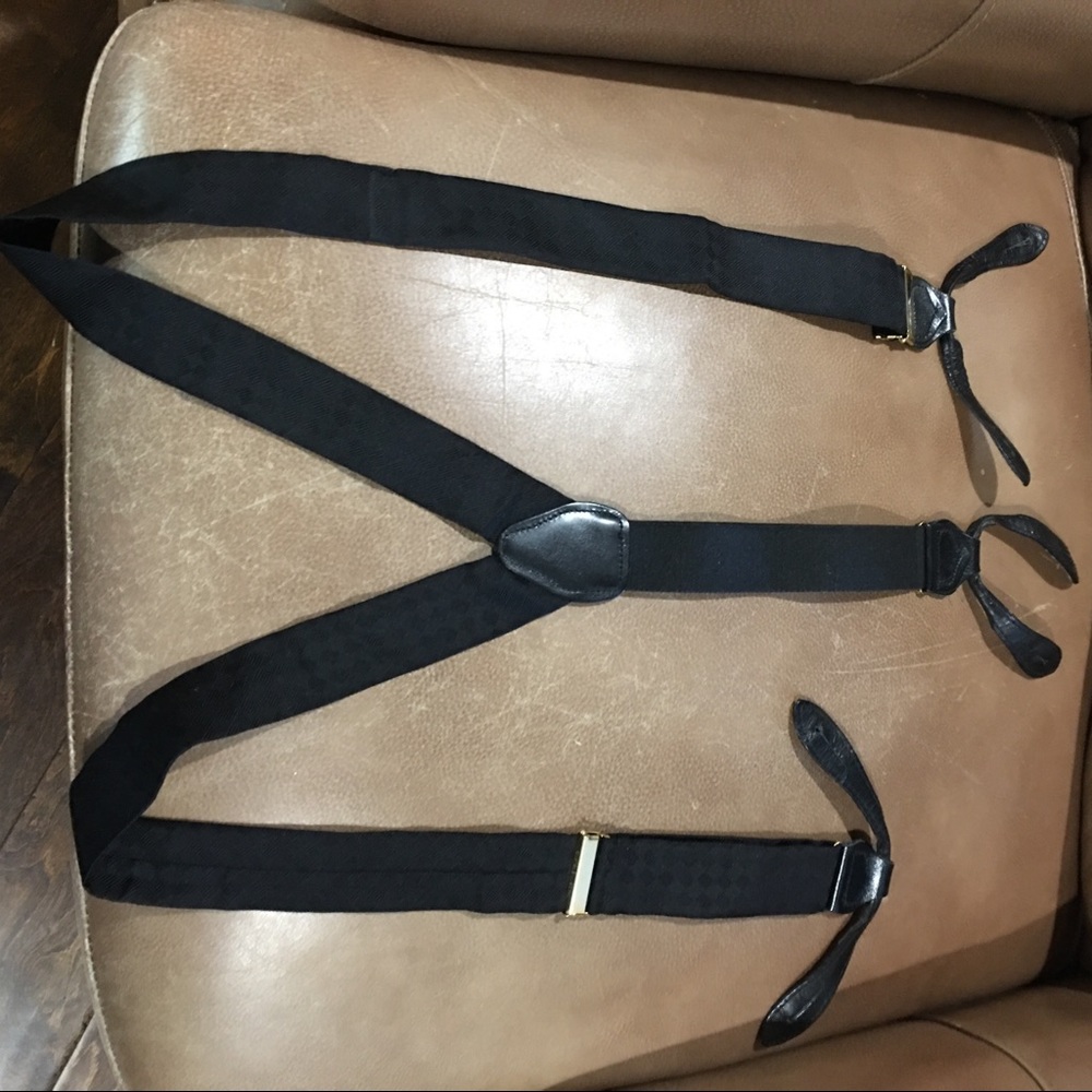 Men’s 100% Silk Braces (Suspenders) - Picture 6 of 6